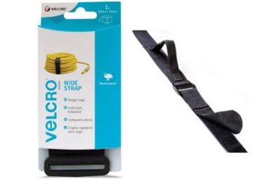 Wedi Trade VELCRO Wide strap klitband 50mmX92 cm01 Pc. Zwart