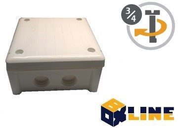 Wedi Trade Jsl J100S-Boxl.K-Doos 7 Wart.M Pvc102X102X56-Ip 66-Wit