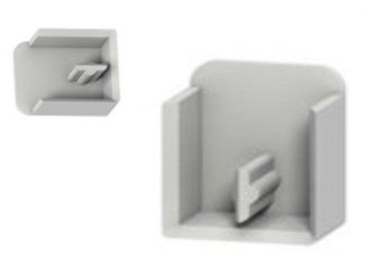 Wedi Trade WT eindstuk-Kamgeleider-16 mmŒ‚- 2 Polig(4 Pcs.)