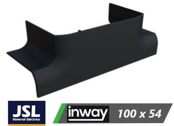 Wedi Trade WT T-hoek voor JSL I-kanaal 100X54 Zwart 1 Pc.