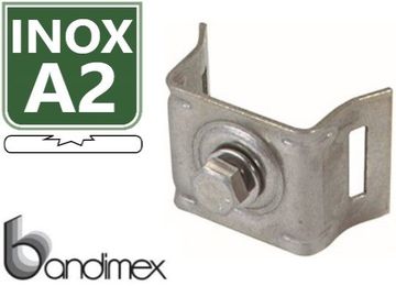 Wedi Trade WT bandimex beugel/U-gebogen/M-1 boutA2 inox (1 Pc.)