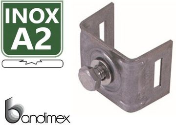 Wedi Trade WT bandimex beugel/U-recht/M-1 bout  A2inox (1 Pc.)