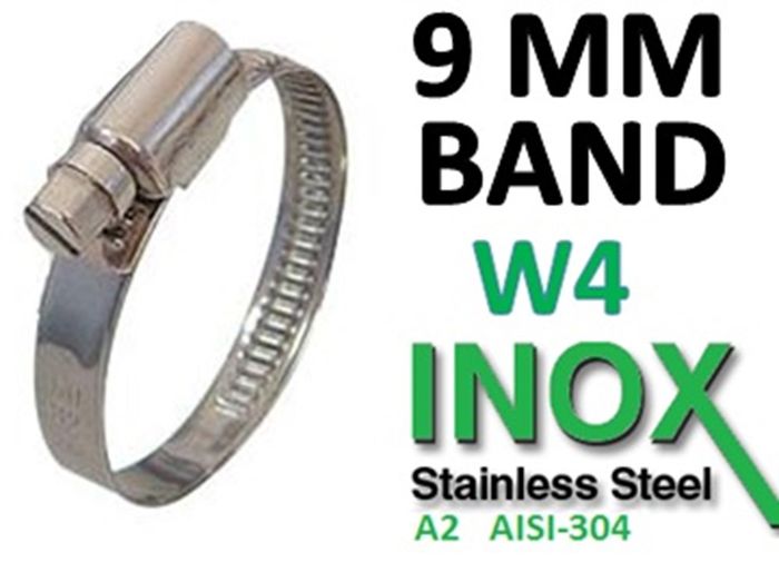 Wedi Trade Wt Slangklem 9 Mm-Band (W4-B Type) Wedi Trade Wt Slangklem 9 Mm-Band (W4-B Type)