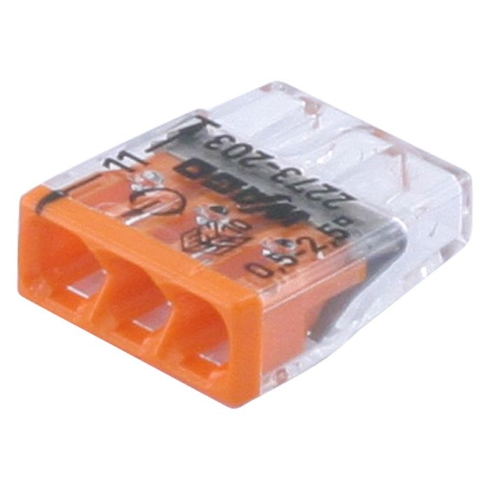 Wago 100 St Wago Steekklem Compact 3 Pol Wago 100 St Wago Steekklem Compact 3 Pol