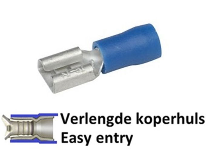 Wedi Trade Wt V-Stekkerhuls (Vpe) 2.50 Qmm-4.8 Mm Wedi Trade Wt V-Stekkerhuls (Vpe) 2.50 Qmm-4.8 Mm