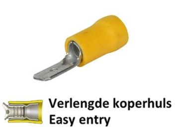 Wedi Trade Wt Vlakstekker (Vpe)  6.00 Qmm-- 6.3 Mm