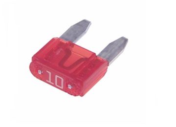 Wedi Trade Wt Steekzekering Mini/Tr.  10 Amp. Rood