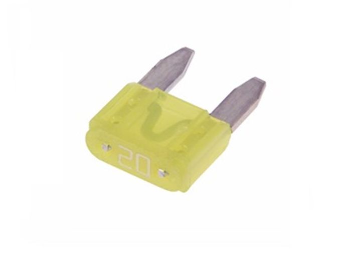 Wedi Trade Wt Steekzekering Mini/Tr.  20 Amp. Geel