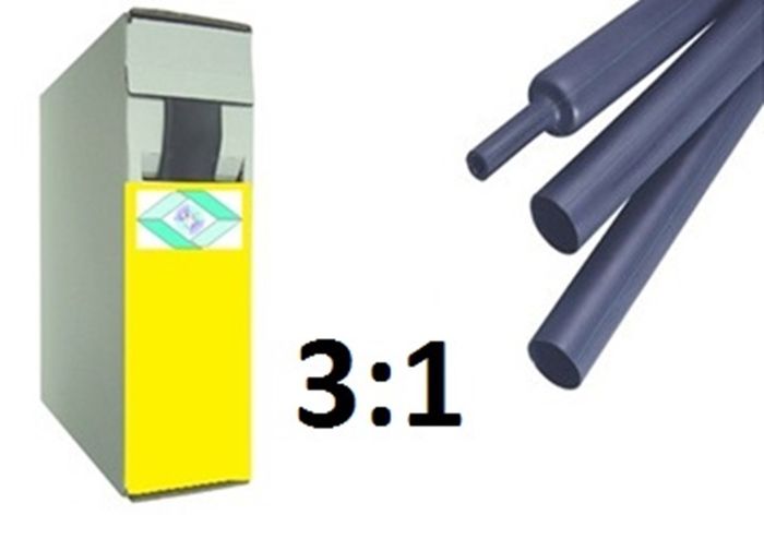 Wedi Trade Wt Nf301 Krimpkous 3:1 Zwart/Box 6.00->