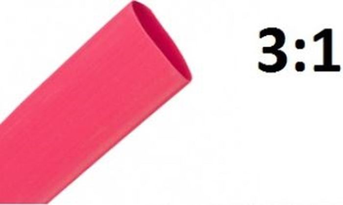 Wedi Trade Wt Nf301 Krimpkous 3:1 Rood/Stuk 24.0->