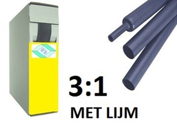 Wedi Trade Wt Nfd301 Krimpk.Lijm3:1 Zwart/Box