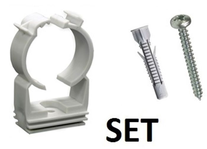 Wedi Trade Wt Clic-Klem Enkel Set Grijs Nylon Wedi Trade Wt Clic-Klem Enkel Set Grijs Nylon