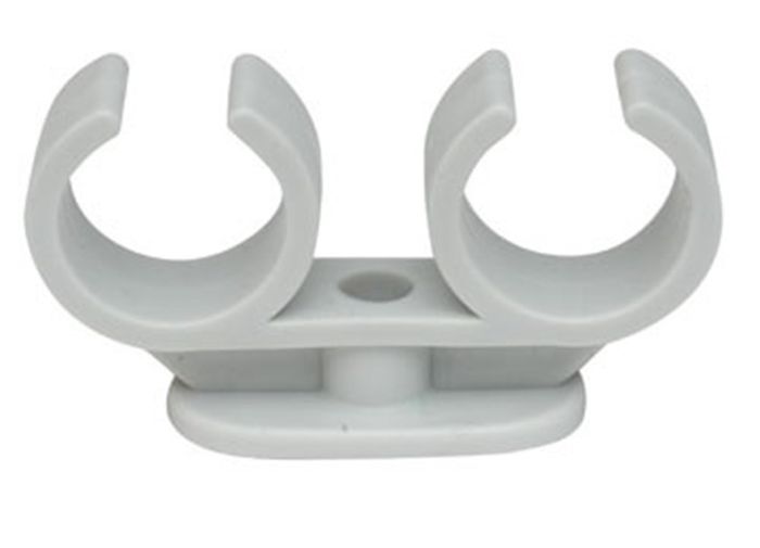 Wedi Trade Wt Vorkklem -Dubbel- Grijs Nylon 16-18 Wedi Trade Wt Vorkklem -Dubbel- Grijs Nylon 16-18