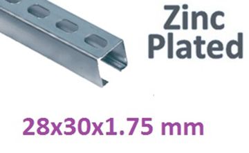 Wedi Trade Wt Montagerail Perfo. 28X30X1.7 - Verz.