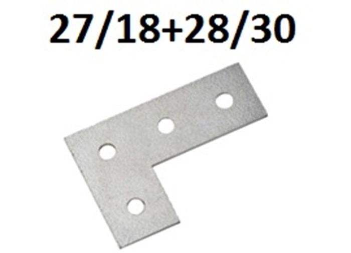 Wedi Trade Wt L-Koppeling Voor Rail 27X18+28X30 L.